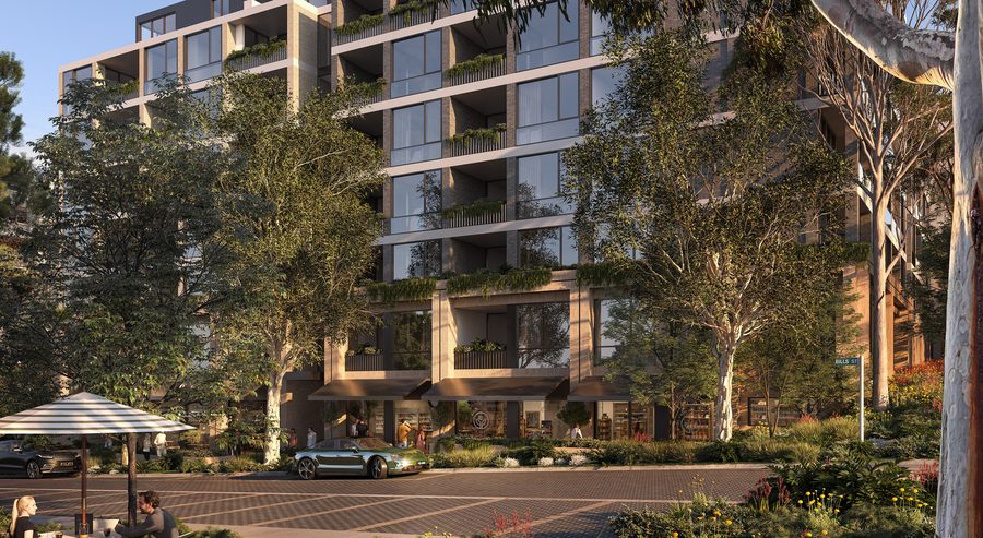 Bills Street retail and dining precinct, artist impression